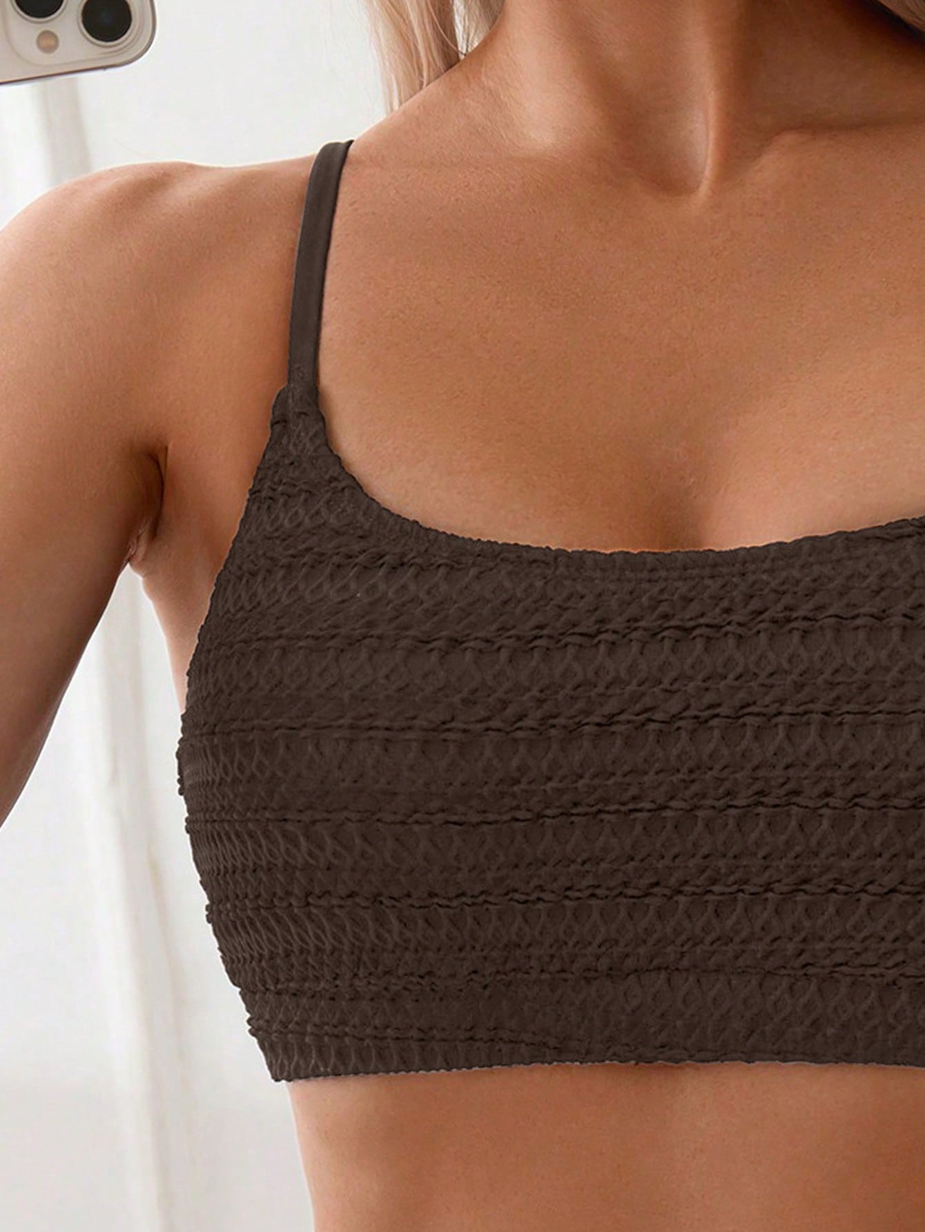 Biquíni Texturizado Alças Finas