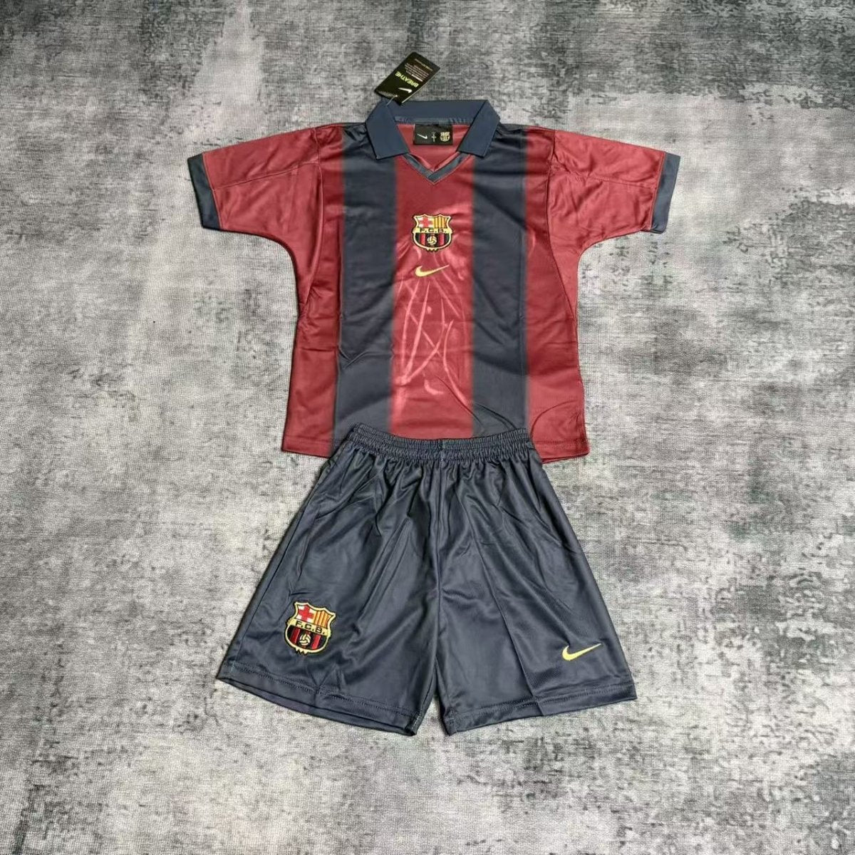 Conjunto Infantil Barcelona 2025/26 Camisa e Short