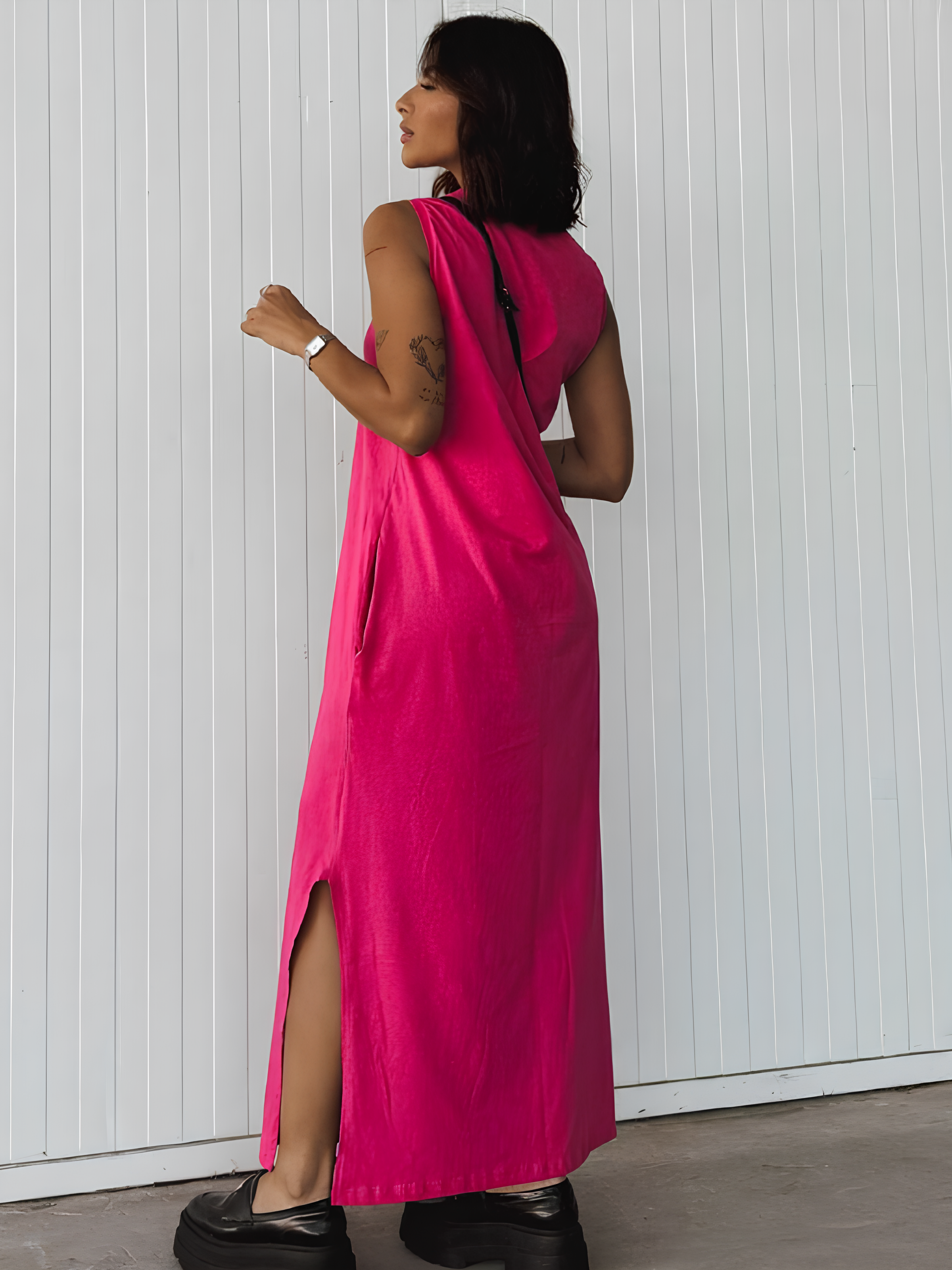 Vestido Feminino Longo Blogueira Confort