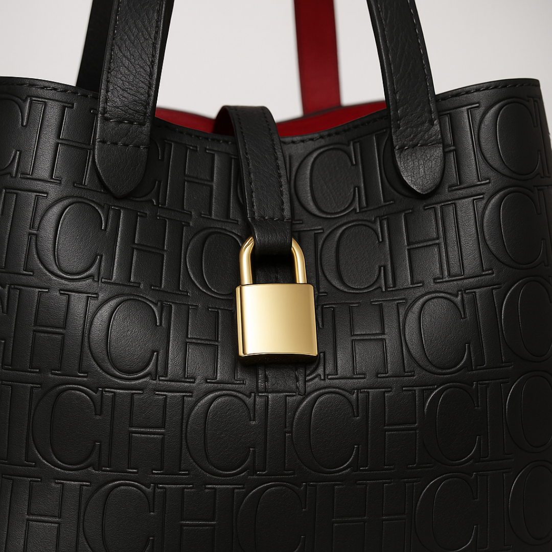 Bolsa Feminina Grande de Couro CH Premium