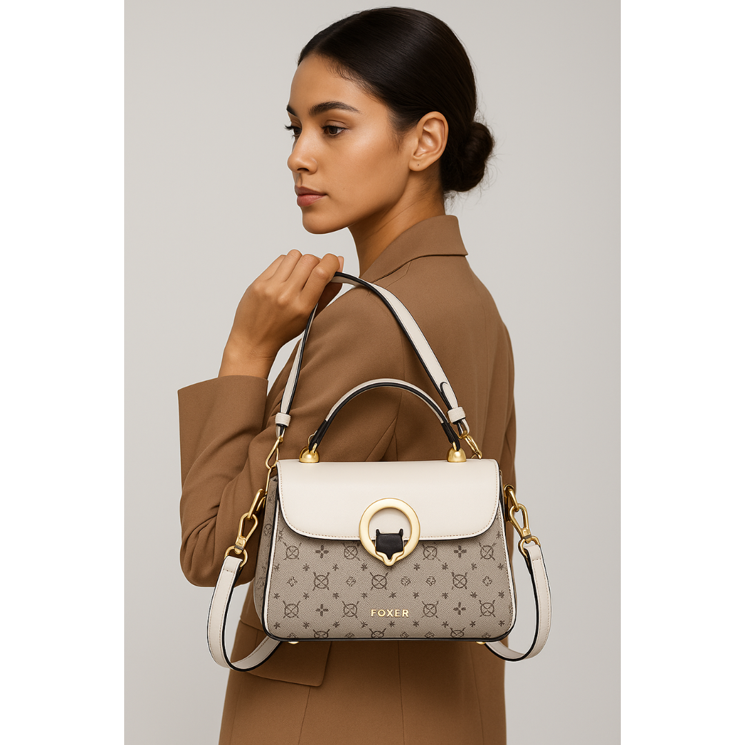 Bolsa Feminina Pequena de Couro FOXER