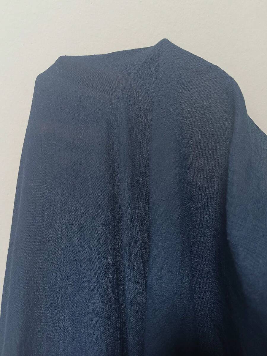 Conjunto Saída Semitransparente Ombros Caídos