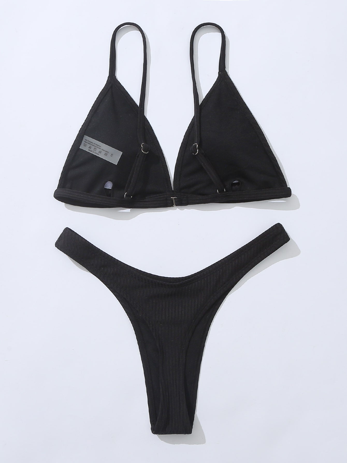 Biquíni Liso Cintura Alta Cavado