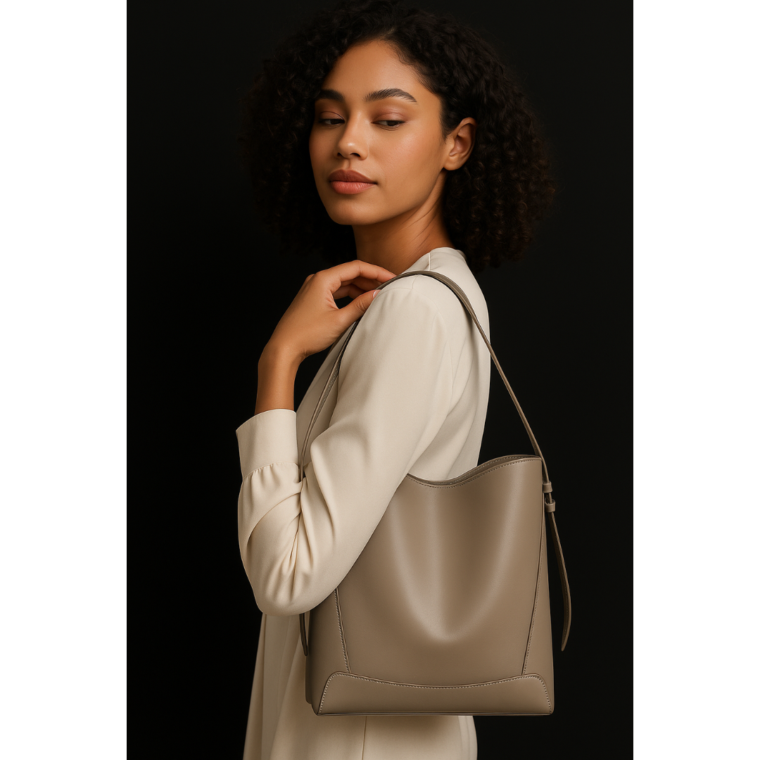 Bolsa de Ombro Feminina de Couro FOXER