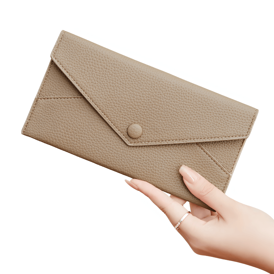 Carteira Feminina em Couro Modelo Longa