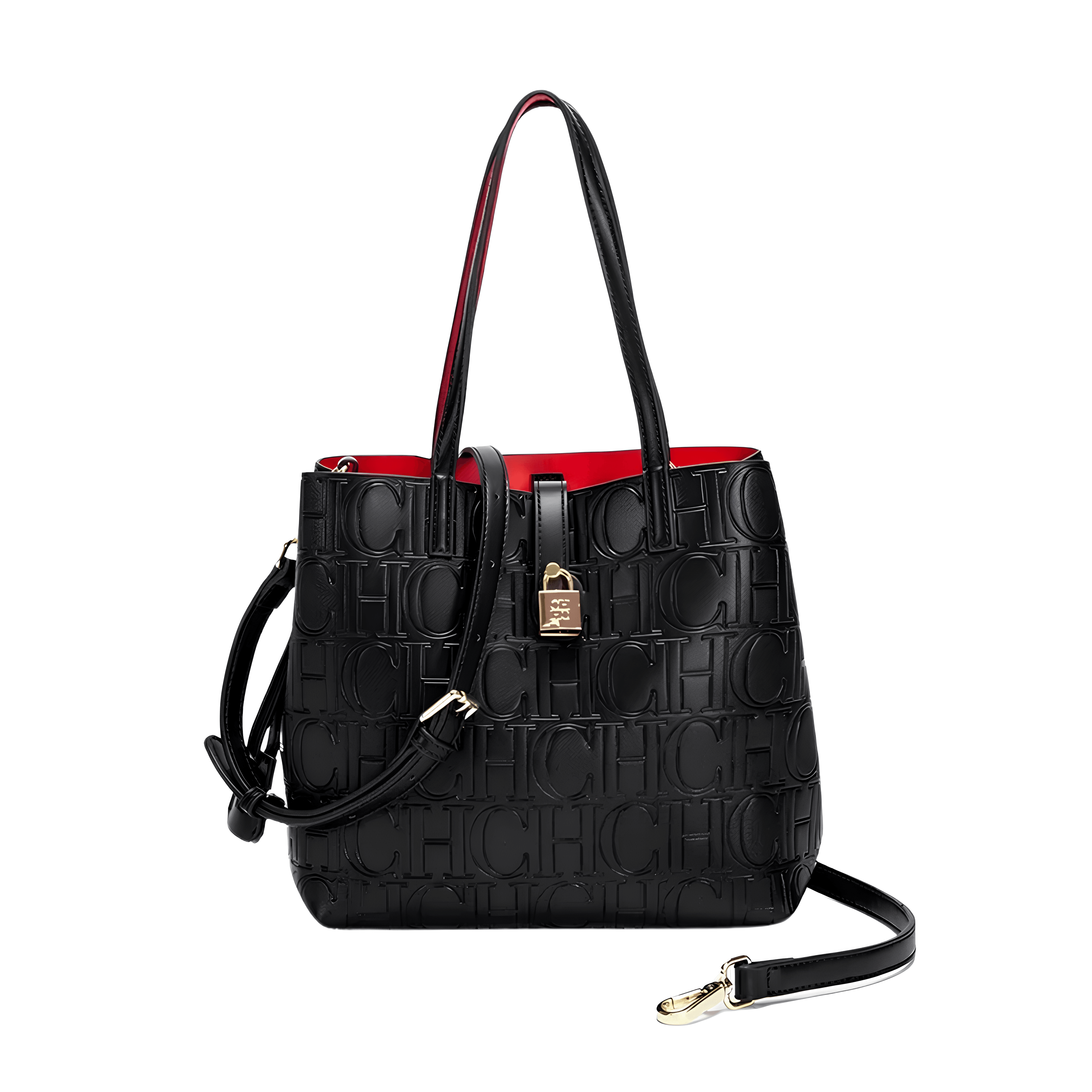 Bolsa Feminina Grande de Couro CH Premium