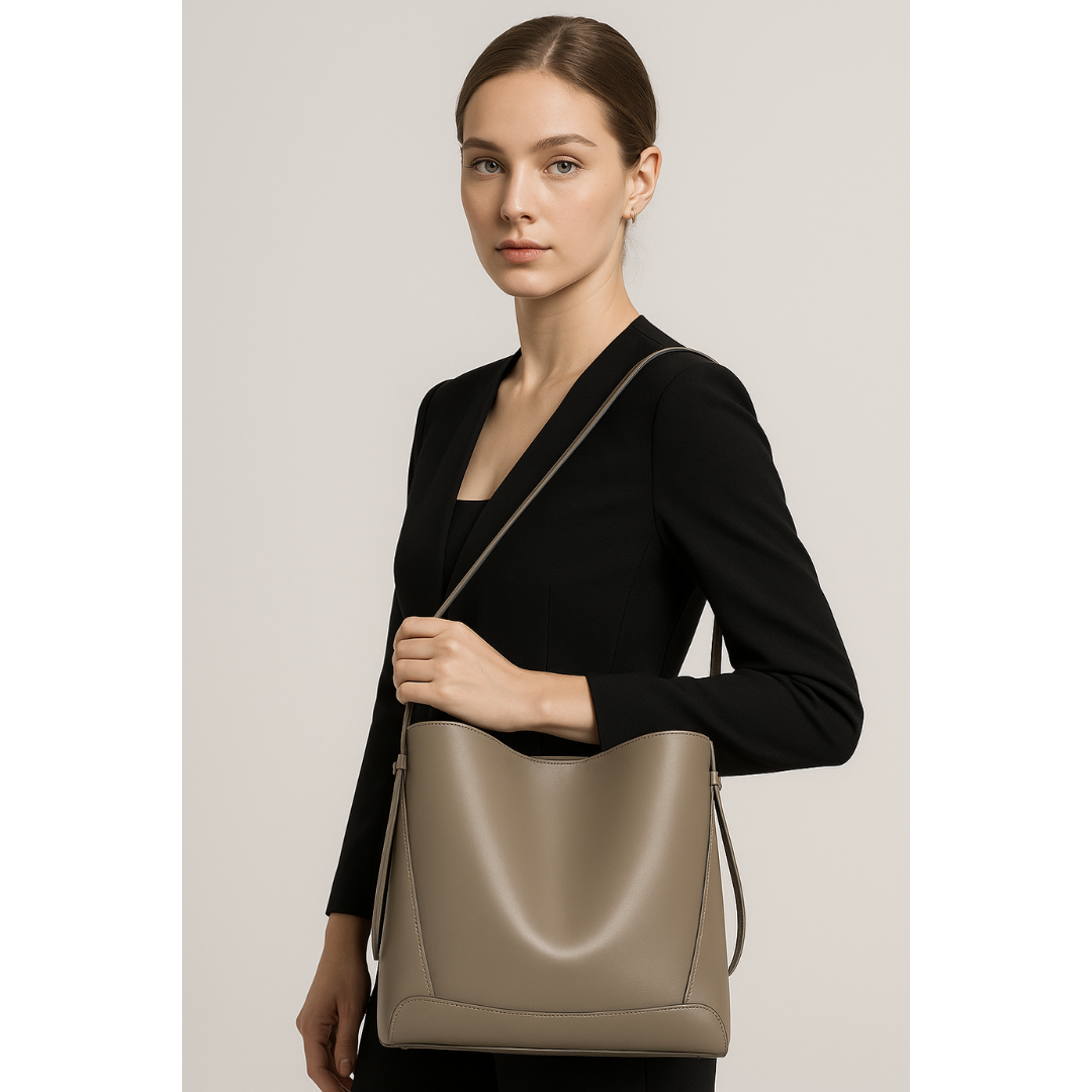 Bolsa de Ombro Feminina de Couro FOXER