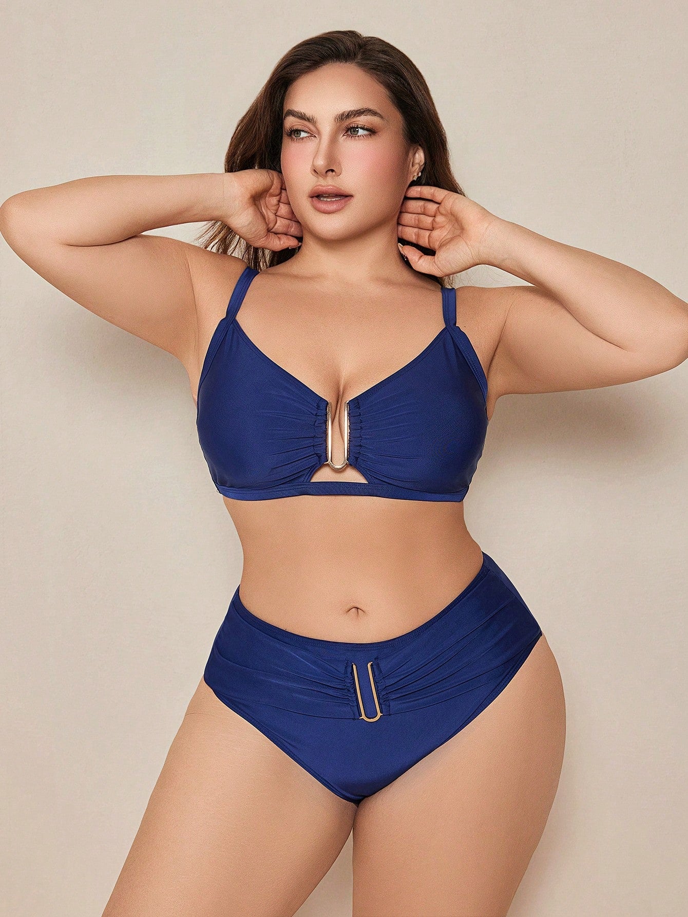 Biquíni Plus Size Com Cintura Alta