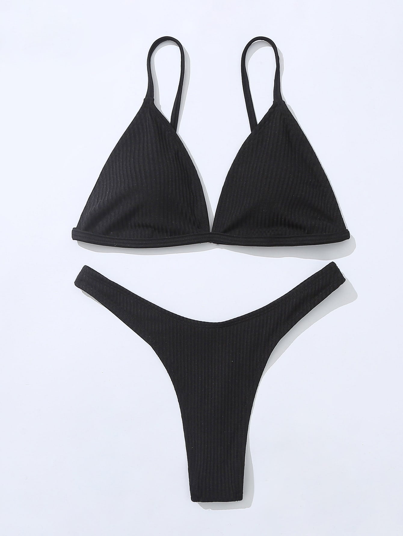 Biquíni Liso Cintura Alta Cavado