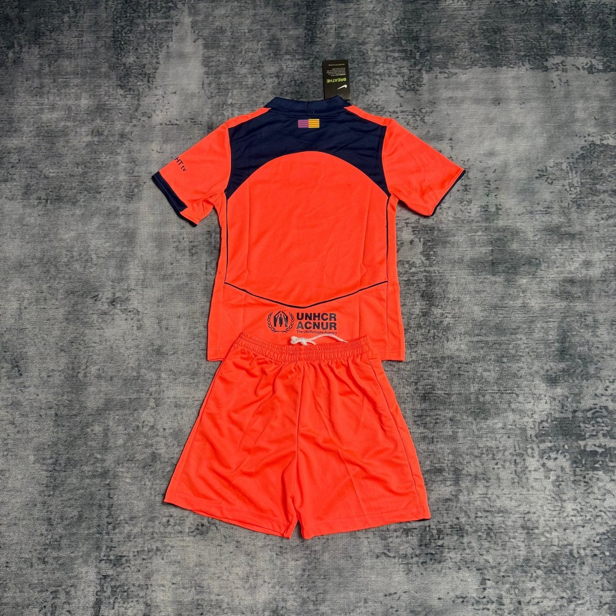 Conjunto Infantil Barcelona 2025/26 Camisa e Short