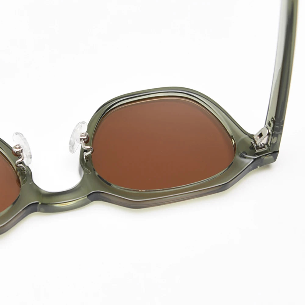 Óculos de Sol Retrô – Estilo Quadrado Poligonal com Lentes Polarizadas