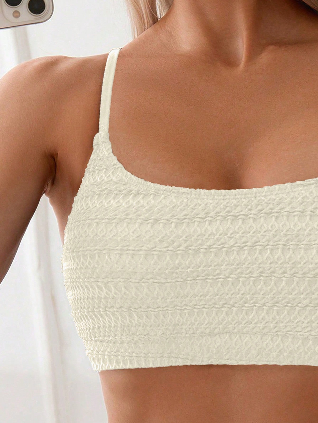 Biquíni Texturizado Alças Finas