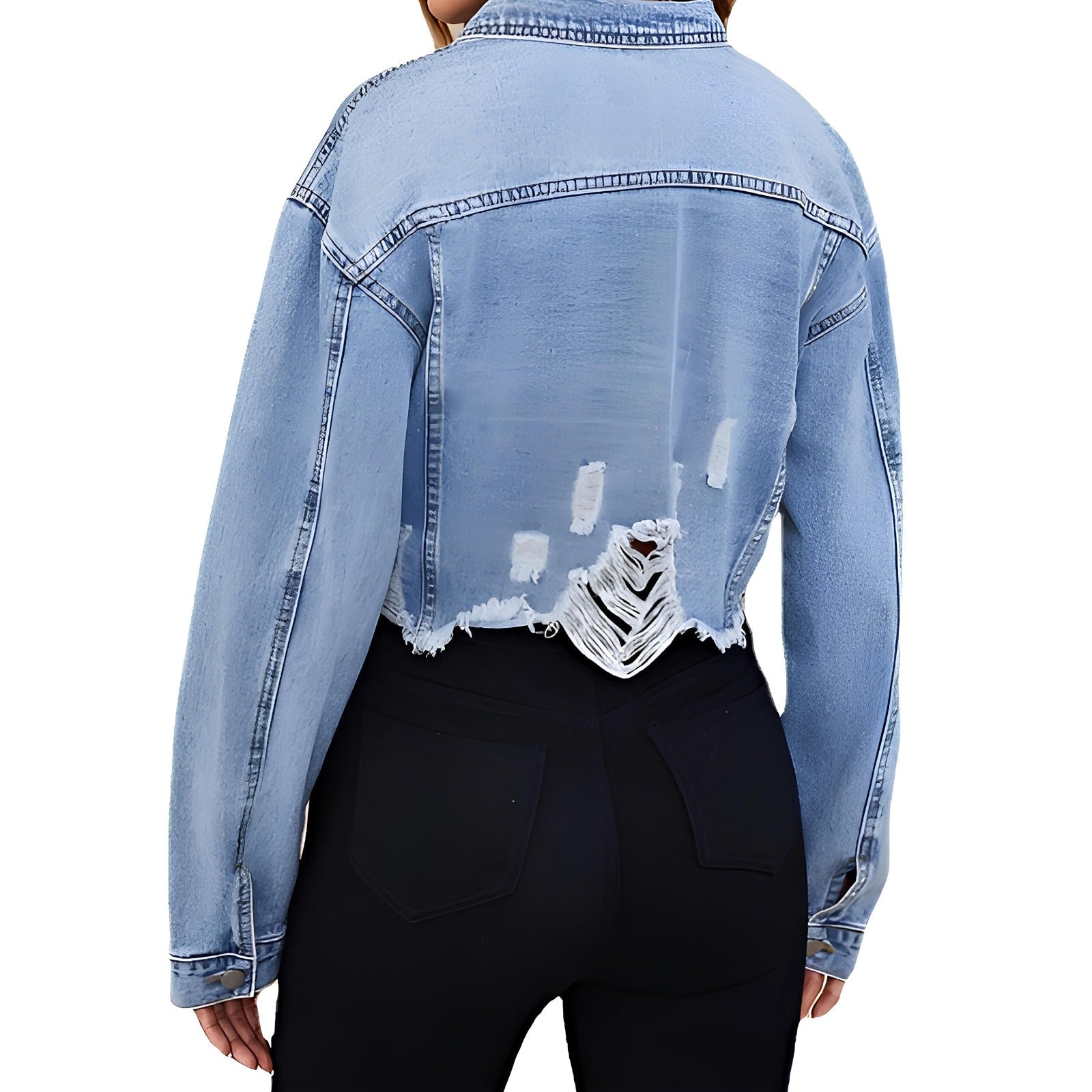 Jaqueta Jeans Feminina Paris H.