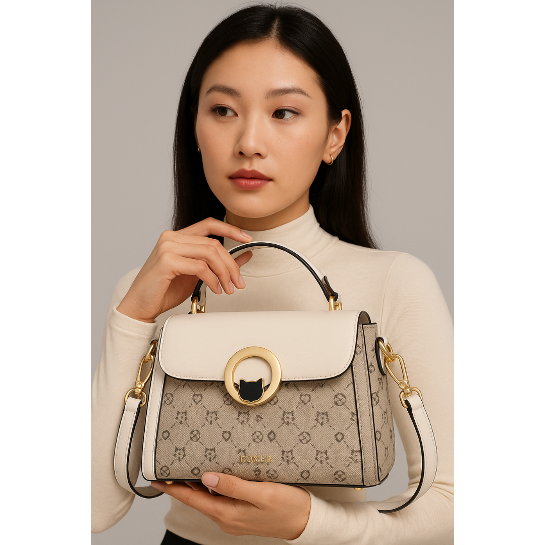 Bolsa Feminina Pequena de Couro FOXER