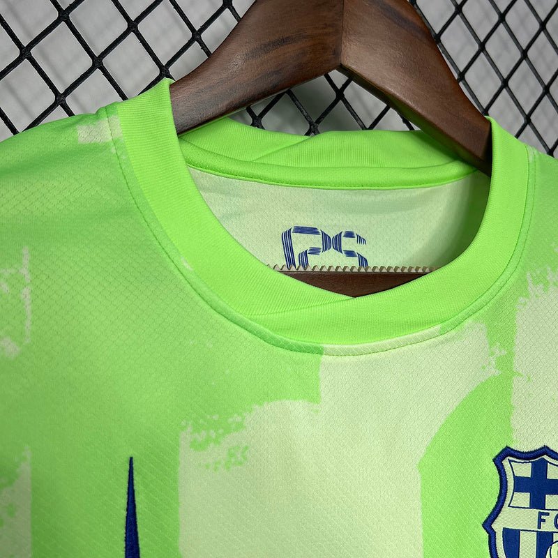 Camisa Barcelona III 24/25 - Torcedor Nike Masculina - Verde - DA Sports Oficial